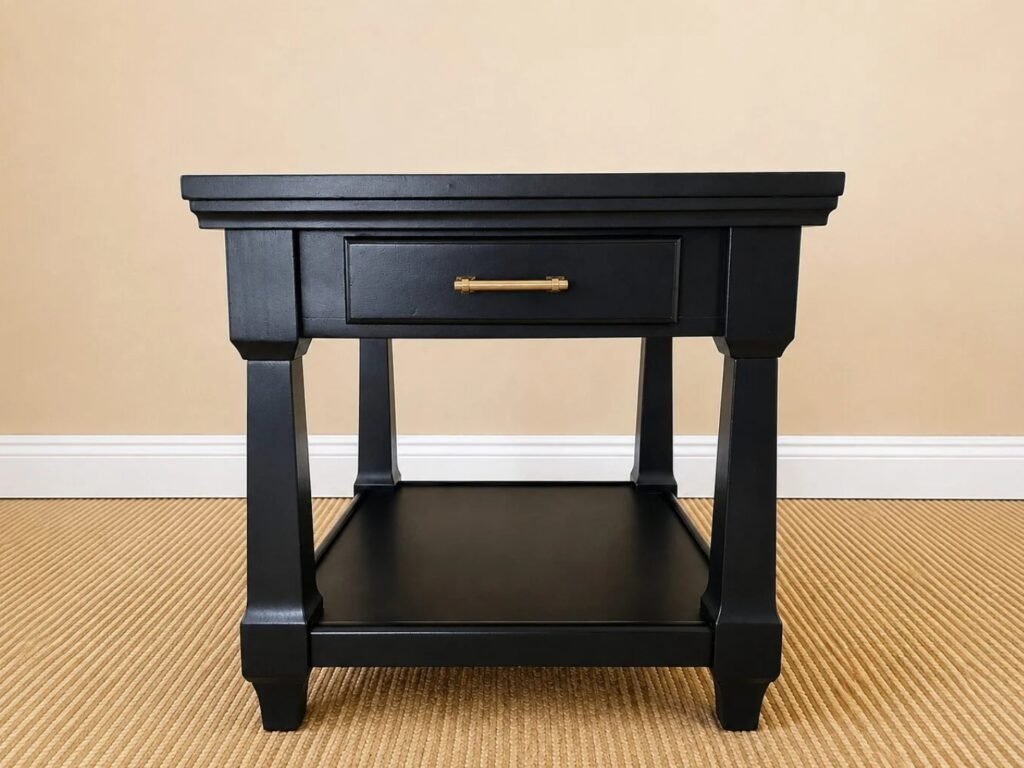 Black-Nightstand-with-Brass-Hardware-1