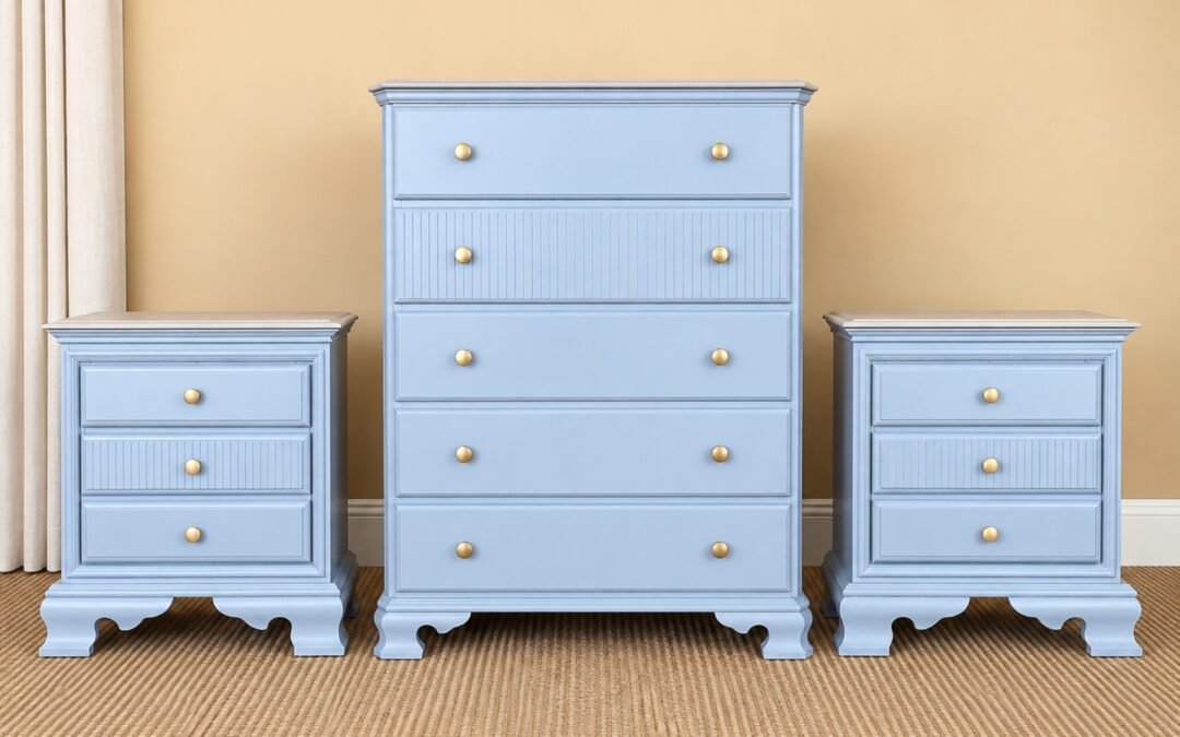 Soft Blue Bedroom Set